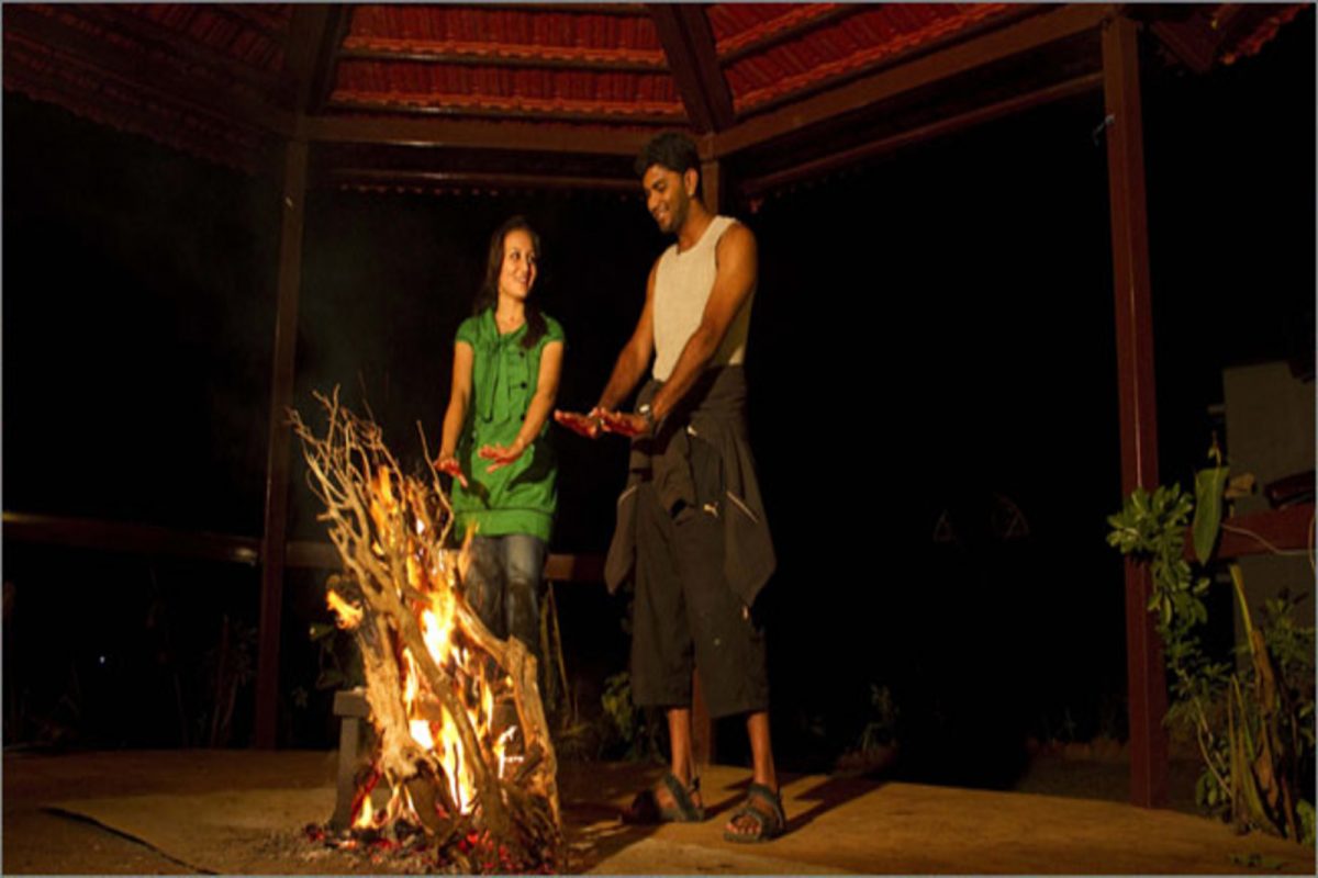 Bonfire with Barbeque